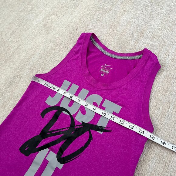 Nike Dri Fit JDI Just Do It Pink Tank Top S - Picture 6 of 8